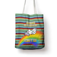Funny Unicorn Sometimes When I Close My Eyes Christmas Tote Bag Xmas Holiday Patterns - undefined