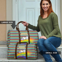 Funny Unicorn Sometimes When I Close My Eyes Christmas Travel Bag Xmas Holiday Patterns - Wonder Print Shop