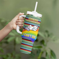 Funny Unicorn Sometimes When I Close My Eyes Christmas Tumbler With Handle Xmas Holiday Patterns - Wonder Print Shop
