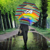 Funny Unicorn Sometimes When I Close My Eyes Christmas Umbrella Xmas Holiday Patterns - Wonder Print Shop