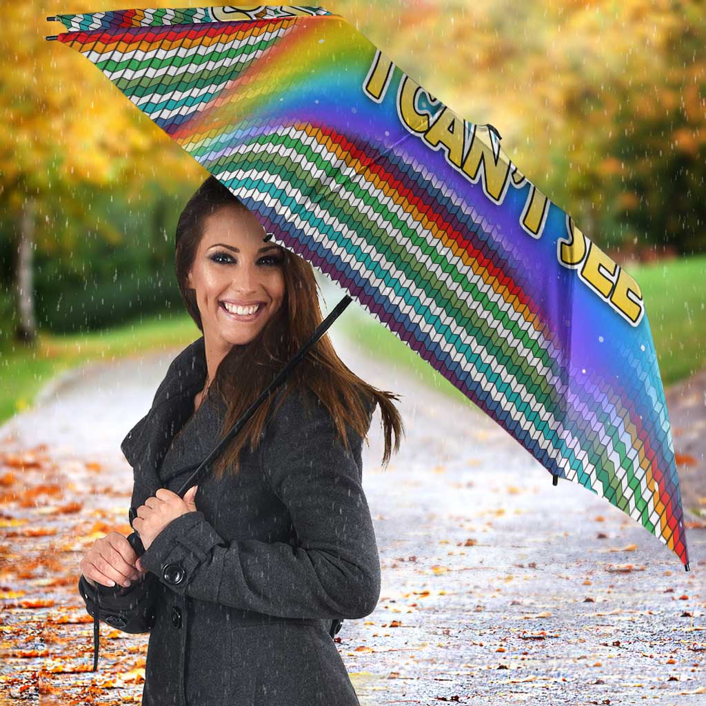 Funny Unicorn Sometimes When I Close My Eyes Christmas Umbrella Xmas Holiday Patterns - Wonder Print Shop