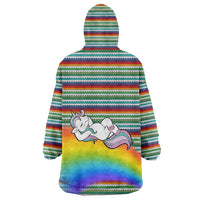 Funny Unicorn Sometimes When I Close My Eyes Christmas Wearable Blanket Hoodie Xmas Holiday Patterns - Wonder Print Shop
