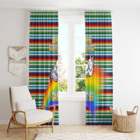 Funny Unicorn Sometimes When I Close My Eyes Christmas Window Curtain Xmas Holiday Patterns - Wonder Print Shop