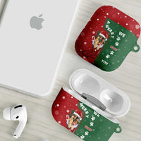 German Shepherd Merry Christmas Christmas AirPods Case Xmas Holiday Patterns - Wonder Print Shop