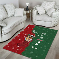 German Shepherd Merry Christmas Christmas Area Rug Xmas Holiday Patterns - Wonder Print Shop
