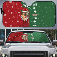 German Shepherd Merry Christmas Christmas Auto Sun Shade Xmas Holiday Patterns - Wonder Print Shop
