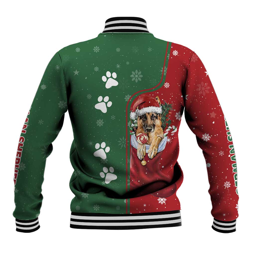 German Shepherd Merry Christmas Christmas Baseball Jacket Xmas Holiday Patterns - Wonder Print Shop