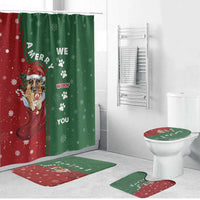 German Shepherd Merry Christmas Christmas Bathroom Set Xmas Holiday Patterns - Wonder Print Shop