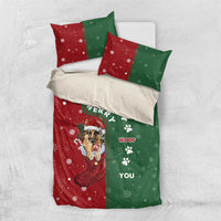 German Shepherd Merry Christmas Christmas Bedding Set Xmas Holiday Patterns - Wonder Print Shop