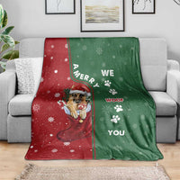 German Shepherd Merry Christmas Christmas Blanket Xmas Holiday Patterns - Wonder Print Shop