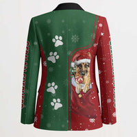 German Shepherd Merry Christmas Christmas Blazer Xmas Holiday Patterns - Wonder Print Shop