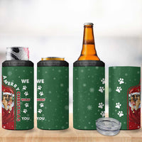 German Shepherd Merry Christmas Christmas 4 in 1 Can Cooler Tumbler Xmas Holiday Patterns - Wonder Print Shop