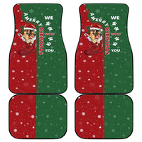 German Shepherd Merry Christmas Christmas Car Mats Xmas Holiday Patterns - Wonder Print Shop