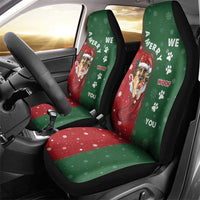 German Shepherd Merry Christmas Christmas Car Seat Cover Xmas Holiday Patterns - Wonder Print Shop