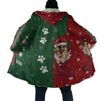 German Shepherd Merry Christmas Christmas Cloak Xmas Holiday Patterns - Wonder Print Shop