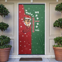 German Shepherd Merry Christmas Christmas Door Cover Xmas Holiday Patterns - Wonder Print Shop