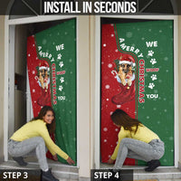 German Shepherd Merry Christmas Christmas Door Cover Xmas Holiday Patterns - Wonder Print Shop
