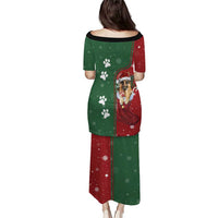 German Shepherd Merry Christmas Christmas Family Matching Puletasi and Hawaiian Shirt Xmas Holiday Patterns - Wonder Print Shop