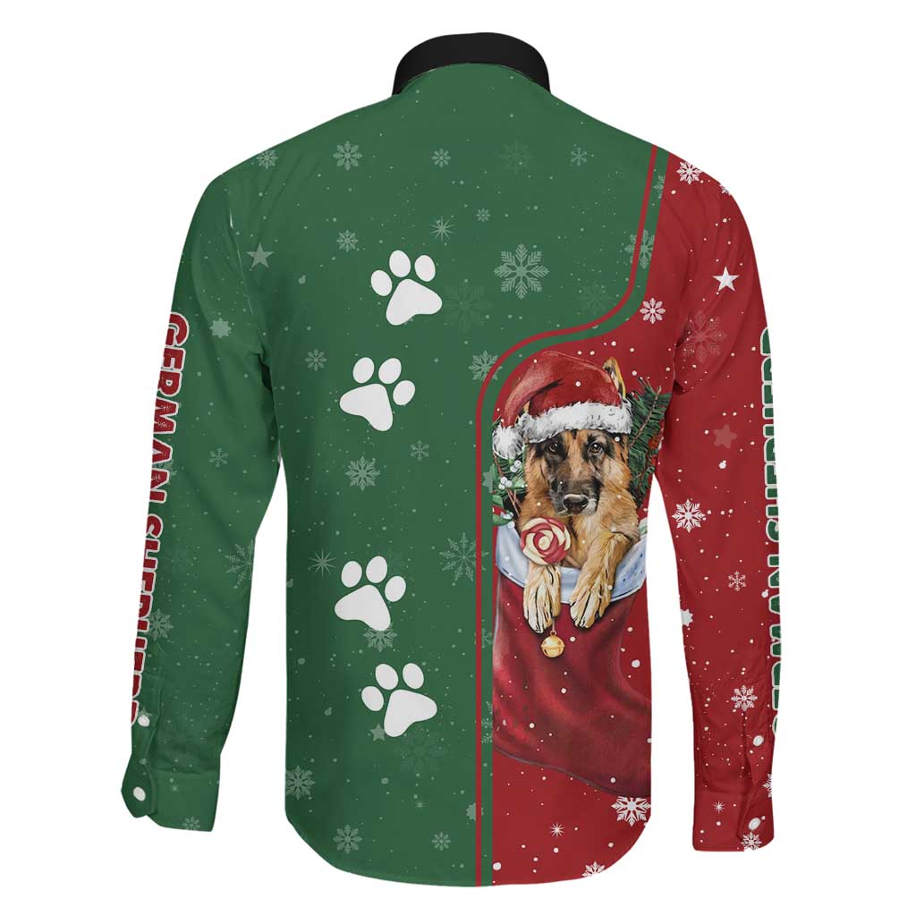 German Shepherd Merry Christmas Christmas Family Matching Summer Maxi Dress and Hawaiian Shirt Xmas Holiday Patterns - Wonder Print Shop