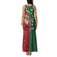 German Shepherd Merry Christmas Christmas Family Matching Tank Maxi Dress and Hawaiian Shirt Xmas Holiday Patterns - Wonder Print Shop