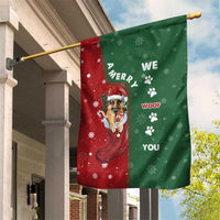 German Shepherd Merry Christmas Christmas Garden Flag Xmas Holiday Patterns - Wonder Print Shop