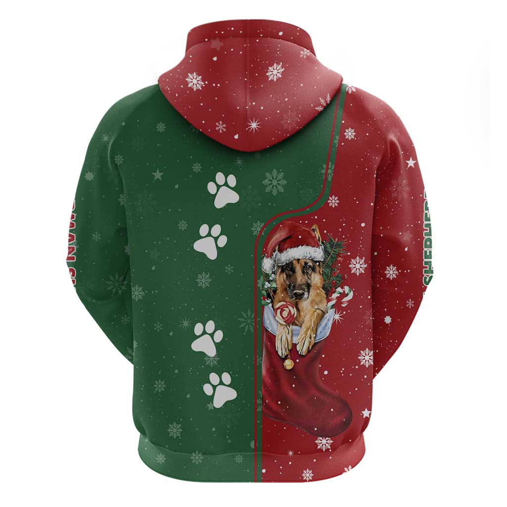 German Shepherd Merry Christmas Christmas Hoodie Xmas Holiday Patterns - Wonder Print Shop
