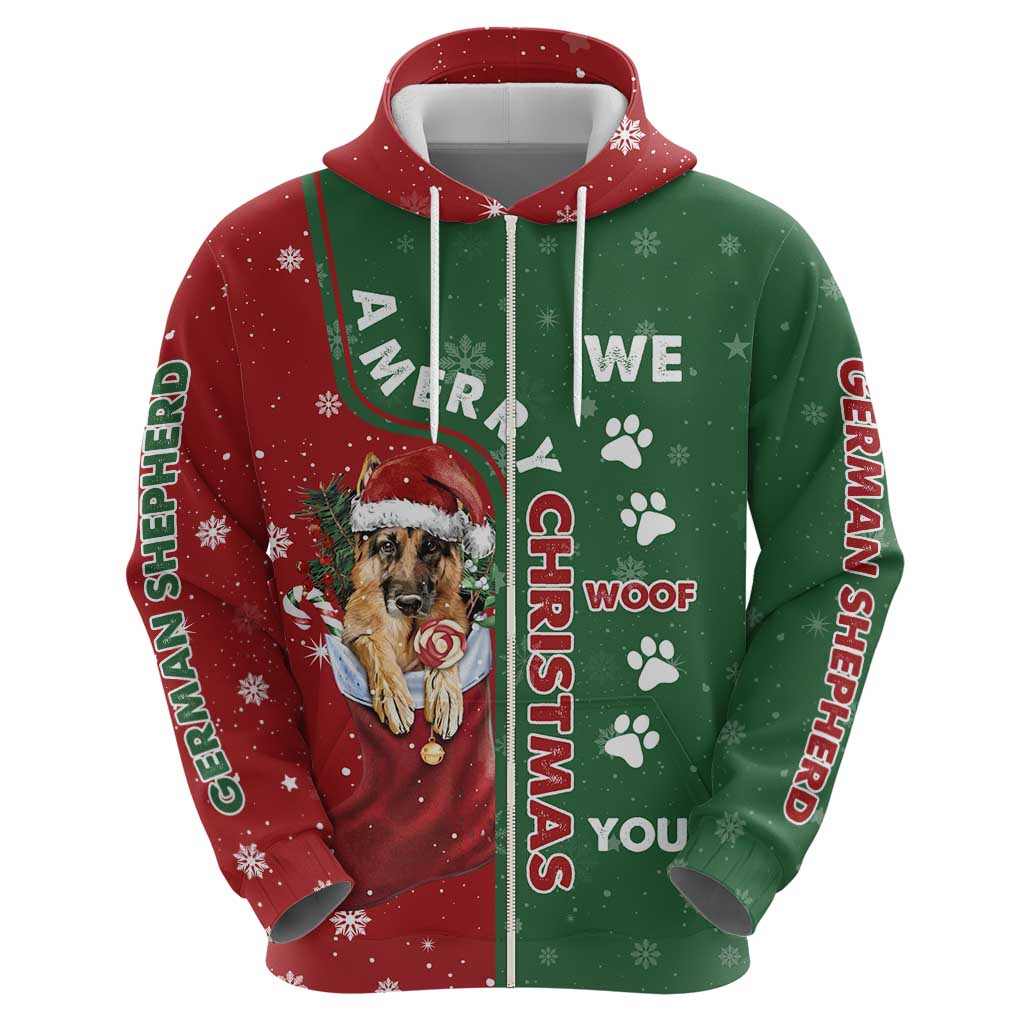German Shepherd Merry Christmas Christmas Hoodie Xmas Holiday Patterns - Wonder Print Shop
