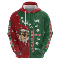 German Shepherd Merry Christmas Christmas Hoodie Xmas Holiday Patterns - Wonder Print Shop