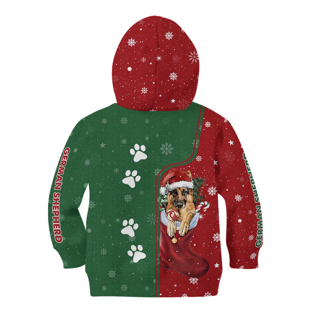 German Shepherd Merry Christmas Christmas Kid Hoodie Xmas Holiday Patterns - Wonder Print Shop
