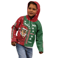 German Shepherd Merry Christmas Christmas Kid Hoodie Xmas Holiday Patterns - Wonder Print Shop