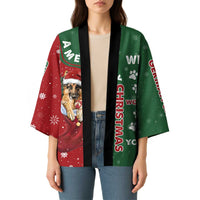 German Shepherd Merry Christmas Christmas Kimono Xmas Holiday Patterns - Wonder Print Shop