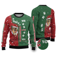 German Shepherd Merry Christmas Ugly Christmas Sweater Xmas Holiday Patterns - Wonder Print Shop