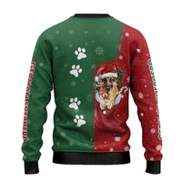 German Shepherd Merry Christmas Ugly Christmas Sweater Xmas Holiday Patterns - Wonder Print Shop