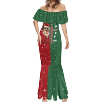 German Shepherd Merry Christmas Christmas Mermaid Dress Xmas Holiday Patterns - Wonder Print Shop