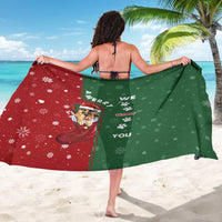German Shepherd Merry Christmas Christmas Sarong Xmas Holiday Patterns - Wonder Print Shop