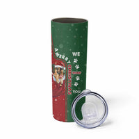 German Shepherd Merry Christmas Christmas Skinny Tumbler Xmas Holiday Patterns - Wonder Print Shop
