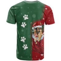 German Shepherd Merry Christmas Christmas T Shirt Xmas Holiday Patterns - Wonder Print Shop