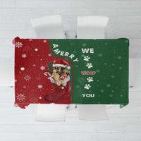 German Shepherd Merry Christmas Christmas Tablecloth Xmas Holiday Patterns - Wonder Print Shop