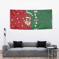 German Shepherd Merry Christmas Christmas Tapestry Xmas Holiday Patterns - Wonder Print Shop
