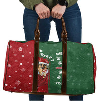 German Shepherd Merry Christmas Christmas Travel Bag Xmas Holiday Patterns - Wonder Print Shop
