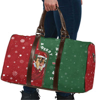 German Shepherd Merry Christmas Christmas Travel Bag Xmas Holiday Patterns - Wonder Print Shop