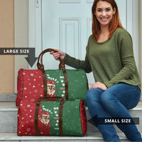 German Shepherd Merry Christmas Christmas Travel Bag Xmas Holiday Patterns - Wonder Print Shop