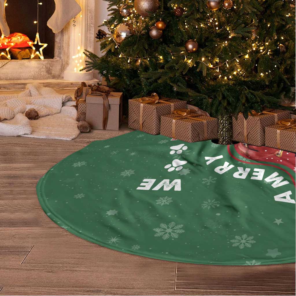 German Shepherd Merry Christmas Tree Skirt Xmas Holiday Patterns - Wonder Print Shop