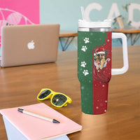 German Shepherd Merry Christmas Christmas Tumbler With Handle Xmas Holiday Patterns - Wonder Print Shop