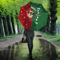 German Shepherd Merry Christmas Christmas Umbrella Xmas Holiday Patterns - Wonder Print Shop