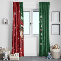 German Shepherd Merry Christmas Christmas Window Curtain Xmas Holiday Patterns - Wonder Print Shop