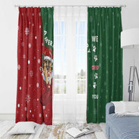 German Shepherd Merry Christmas Christmas Window Curtain Xmas Holiday Patterns - Wonder Print Shop