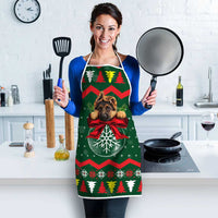 German Shepherd Ornament Christmas Apron Xmas Holiday Patterns - Wonder Print Shop