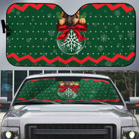 German Shepherd Ornament Christmas Auto Sun Shade Xmas Holiday Patterns - Wonder Print Shop