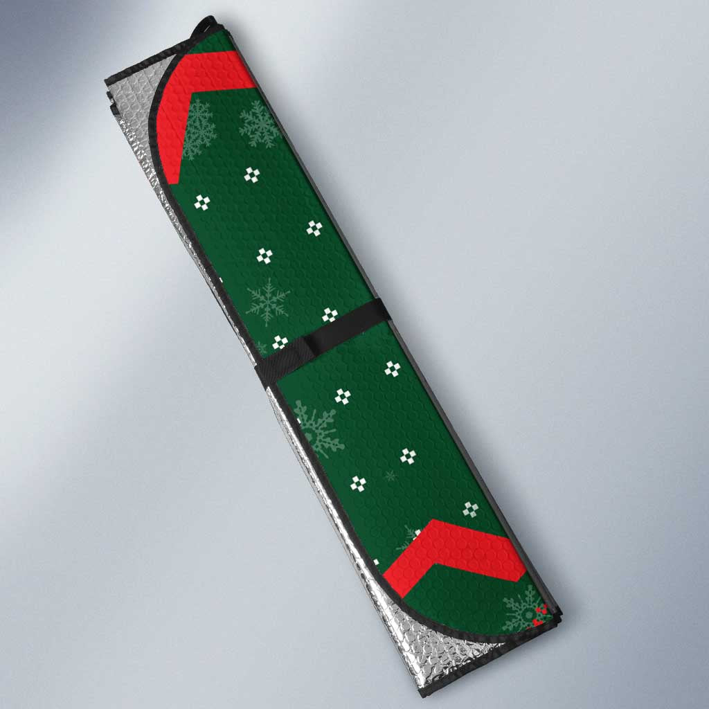 German Shepherd Ornament Christmas Auto Sun Shade Xmas Holiday Patterns - Wonder Print Shop
